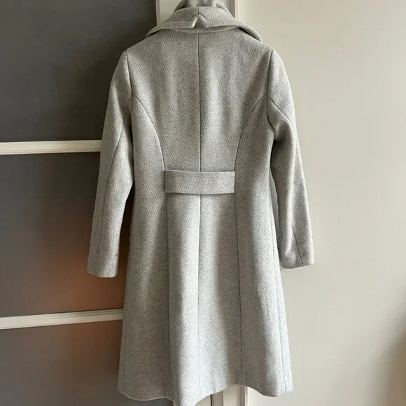 SOIA & KYO Wool Double Collar Coat - Picture 4 of 5